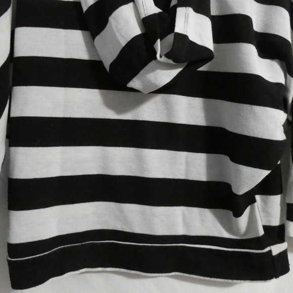 SEDUCTIONS, small, striped cropped hoodie, kangaroo pockets, EUC - Picture 13 of 15
